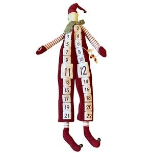 Danish Pixie Elf Fabric Plush Advent Calendar‎ Christmas Bell Creative Co-op